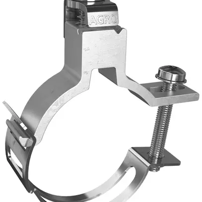 Brida di messa a terra AGRO terraFIX 1…1 1/4" (33.5…42mm), 1×4…25mm²/Ø6.6mm 