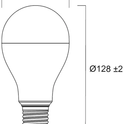 Lampada LED Sylvania ToLEDo GLS E27 20W 2450lm 2700K opale Ø68×128mm 