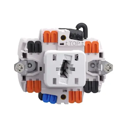 Inserto interrut.pulsa.lumi.FH 3/2L contr. LED blu 