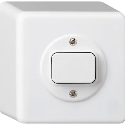 Interrupteur AP basico 3/2L blanc 
