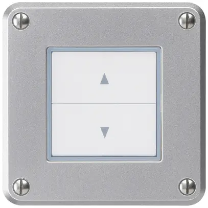 Pulsante per tapparelle INC robusto IP55 alluminio con 2 tasti di comando 