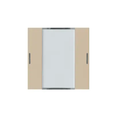 Kit frontale Hager kallysto 2×KNX LED systemlink/easylink beige 