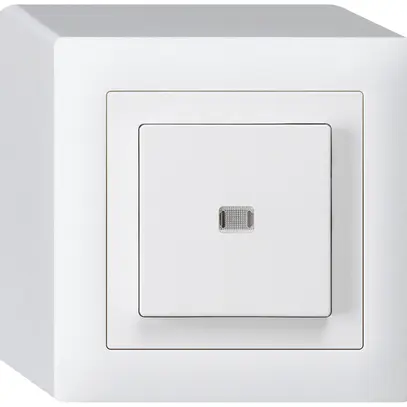 Pulsante luminoso AP kallysto AR/2L bianco 