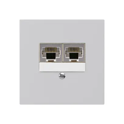 Scatola INC kallysto 2×RJ45s separato CUC grigio chiaro 