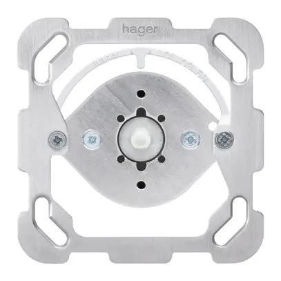 Inserto interruttore rotativo Hager S0/2L con piastra di fissaggio 
