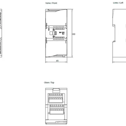 Module de sortie PLC Siemens SIMATIC S7-1200 SM 1222 DO 16×relais/2A 