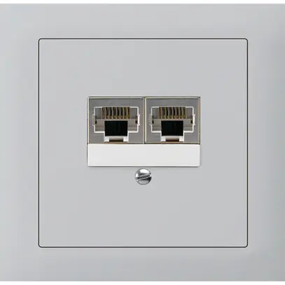 Scatola INS kallysto 2×RJ45s separato grigio chiaro 