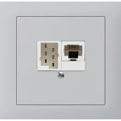 EB-Dose kallysto 1×RJ45u+1×TT83 hellgrau 