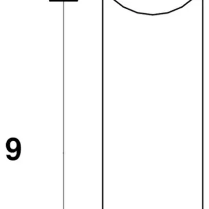 Distanziatore/raccordo SLV per sistema di cavo b.t. TENSEO, Ø12.5×90mm, nero 