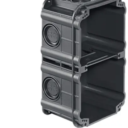 Boîte ENC HSB Basic pour béton 2×1, 130×70×52 mm 