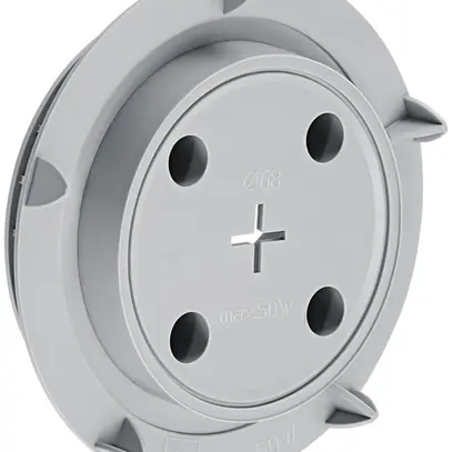 Couvercle p.boîtier d'encastrement HSB Lumina, p.LED, Ø 68mm, sans halogène 