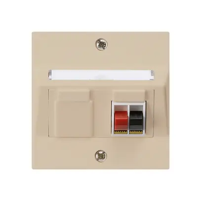 Presa INC audio kallysto 1×beige morsetto per 1 altoparlante 