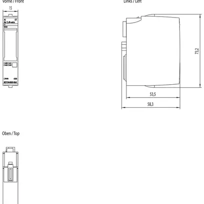 Modulo d'ingresso PLC Siemens SIMATIC ET200SP AI 4×I ST A0/A1 CC03 