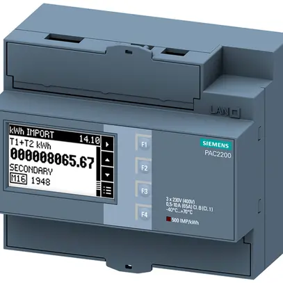Appareil de mesure d'énergie Siemens SENTRON PAC2200 65A ModbusRTU MID à vis 