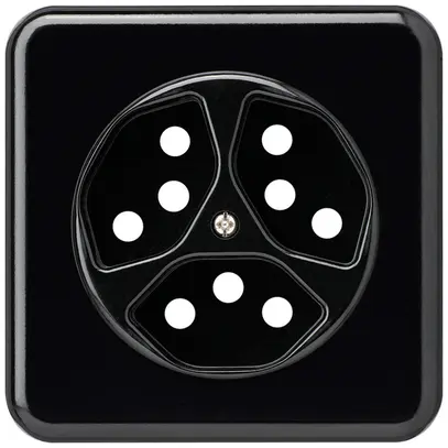 Kit frontale INC basico 3×tipo 13 nero 86×86mm 