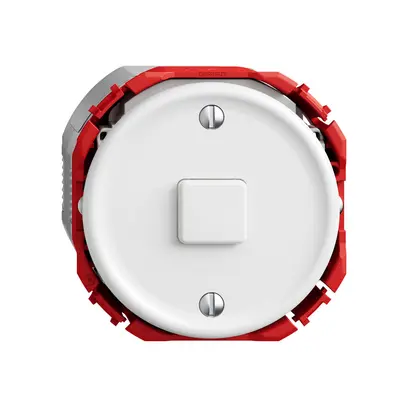 Interruttore a pulsante STANDARDdue Wiser SNAPFIX® 1 tasto bi 