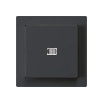 Interruttore pulsante luminoso INC kallysto 3/2P nero 