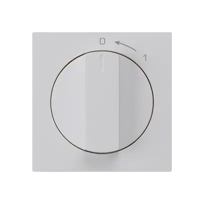 Contatto rotativo 0<1/1L grigio chiaro kallysto con manopola 