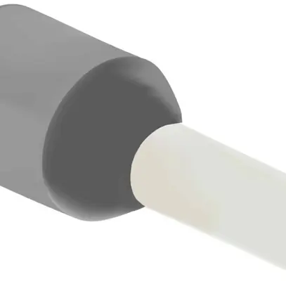 Embout de câble Mischke IE DIN 2.5mm²/8mm Cu-étamé isolé gris 
