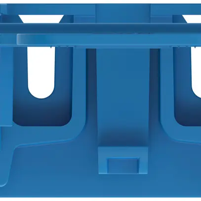 Befestigungsadapter WAGO m.Zugentlastung für 10×4mm² seitlich bl 