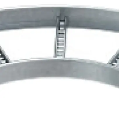 Gomito 90° orizzontale BET 60×400mm p.passerella cavi zincato i.continuo 