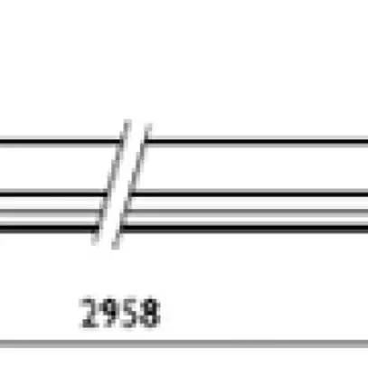 Tragschiene MAXOS 4MX656 492 für TL5 2×49W, 7×2.5mm², weiss 