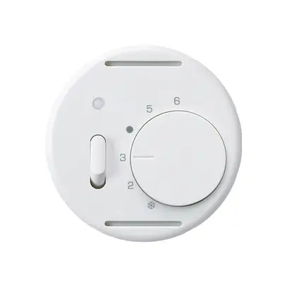 Einsatz zu UP-Raumthermostat basico weiss mit Schalter 