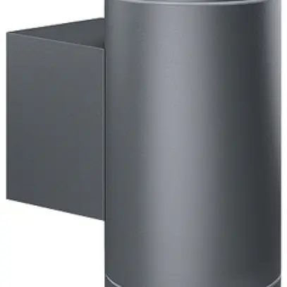 Lampada a muro LED ESYLUX ALVA 8W 3000K 2×28° antracite IP65 