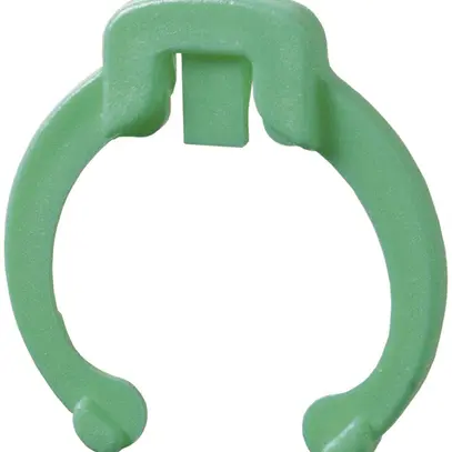 Graffa per tubo HSB Rohrfix M32 verde senza alogeni 