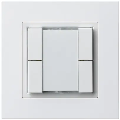 Poussoir multifonction ENC kallysto.pro KNX RF 4× blanc 