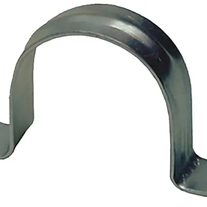 Brida acciaio 2 viti M63 zinc. 
