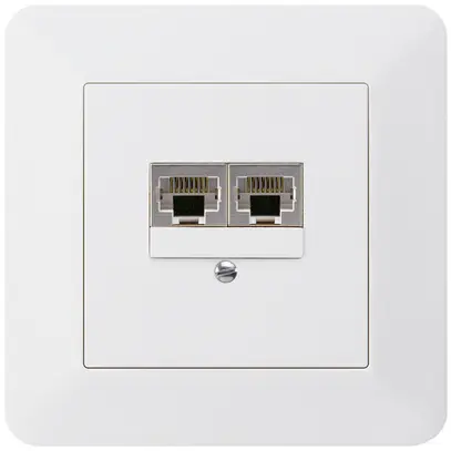 Scatola INC kallysto.trend 2×RJ45s separato CUC bianco 
