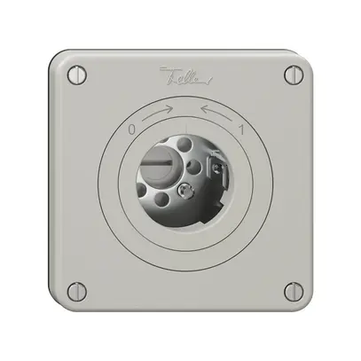 Contatto rotativo NEVO, senza cilindro, KS, 0<->1, grigio chiaro 