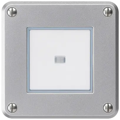 Contatto pulsante INC robusto IP55 alluminio illuminato 