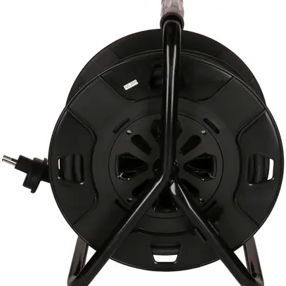 Enrouleur de câble MAX HAURI matière synth.230V 10A 3×T13 33m 3×1.5mm² IP55 noir 