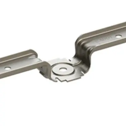 Staffa porta-cavi nVent CADDY, in acciaio, per 16 cavi, 4.8 mm foro 