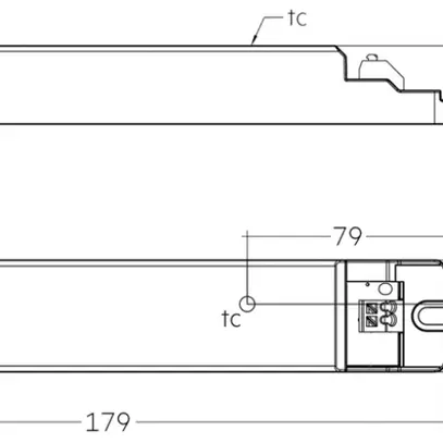 LED-Betriebsgerät Tridonic LC 5.4…18W 24V 225…750mA 179×30×21mm 