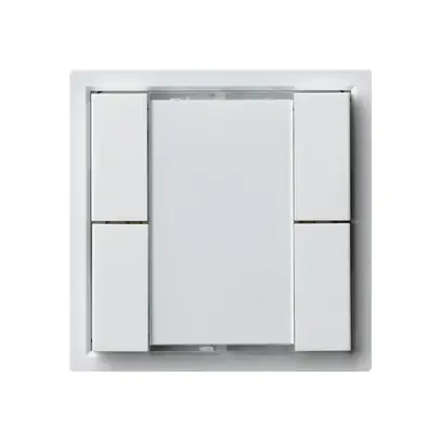 Poussoir multifonction ENC KNX kallysto quadruple blanc 