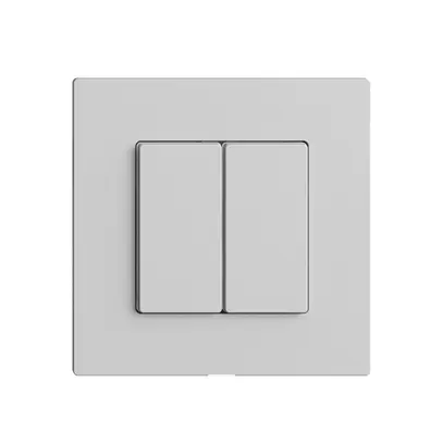 Interruttore 2K/2T WLAN Edue Wiser grigio chiaro 