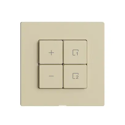 Station secondaire 1K/4T pour variateur scène Edue Wiser vanille 