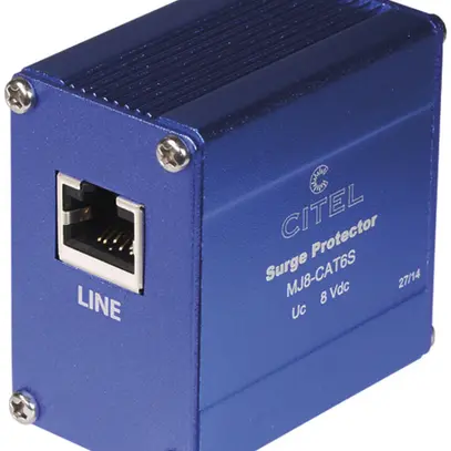 Protezione contro sovratensioni Flury MJ8-CAT6S tipo 3 8VDC 10Gbps RJ45 