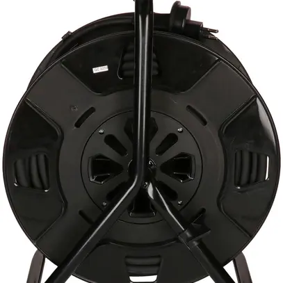 Avvolgicavo MAX HAURI materia sintetica 230V 10A 3×T13 50m 3×1.5mm² IP55 nero 