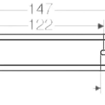 Barra profilata Hensel per KF 10 147mm 