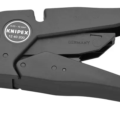 Pinza spellafili KNIPEX 200mm, 0.03…10mm² 