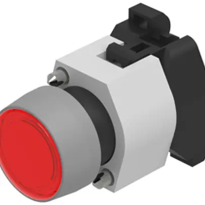 Allogiamento per pulsante luminoso EAO04 alto rosso Ø22.3mm IP65 