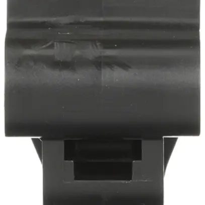 Clip für Kabel Ø 6.6…7.5mm, parallel zur Befestigung unten, schwarz 