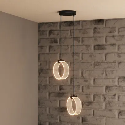 LED-Pendelleuchte LEDVANCE Decor Circle 14W 930lm 865 Ø160m×275mm schwarz 