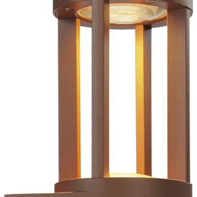 Lampada a muro LED SLV SLOTS WALL, 6.3W 340lm 3000K IP44 ruggine 