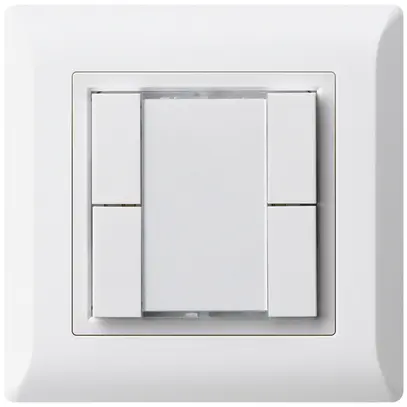 Pulsante universale INC 4×kallysto.line con LED bianco 