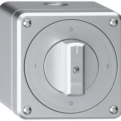 Interruttore rotativo AP robusto IP55 schema 2/1P alluminio 